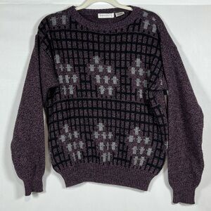 Vintage 90’s Merino Wool Blend Grandpa Sweater